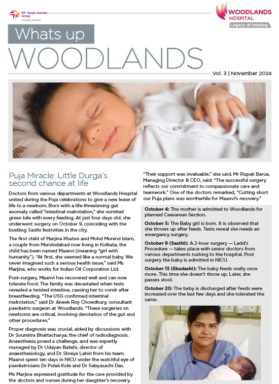 Woodlands Hospital Newsletter November, Vol3